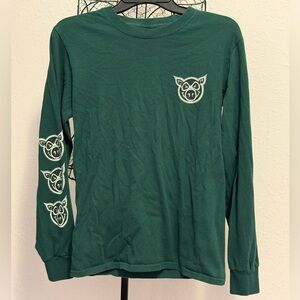 Green Long Sleeve Men's Tee